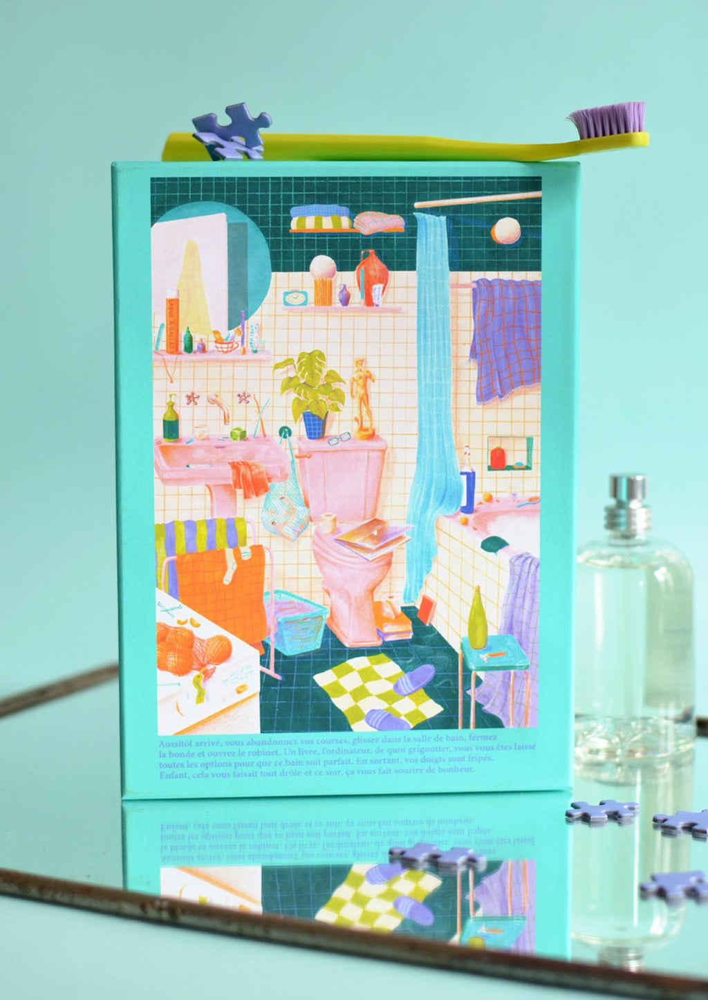 Puzzle 500 pièces "La soirée mousse" - Jour férié