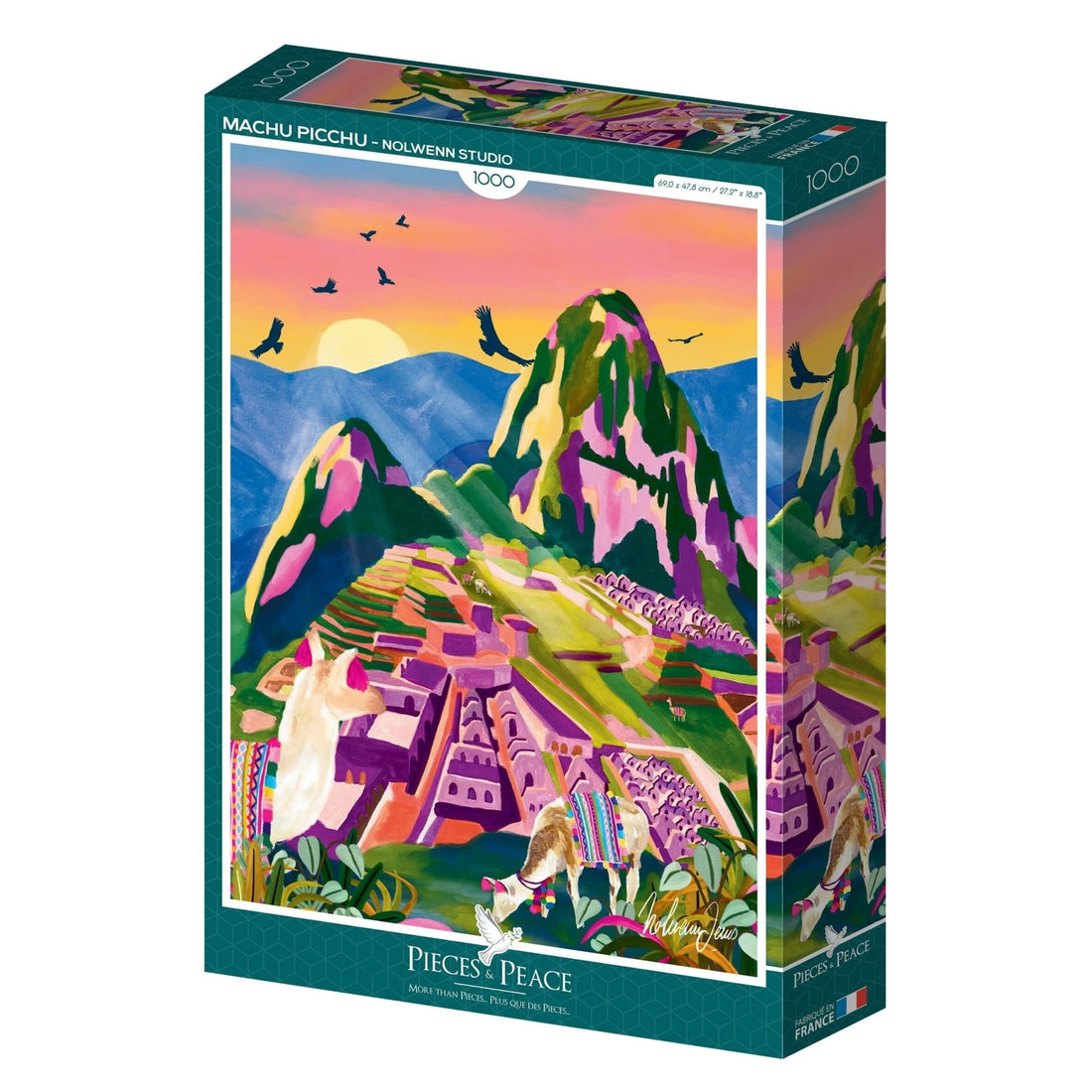 PUZZLE ADULTE 1000 PIÈCES – MERVEILLE DU MONDE MACHU PICCHU | Pieces and Peace - Lili Margaret