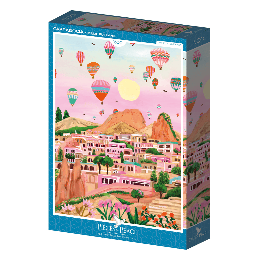 PUZZLE ADULTE 1500 PIÈCES – VILLE DU MONDE CAPPADOCE | Pieces and Peace - Lili Margaret