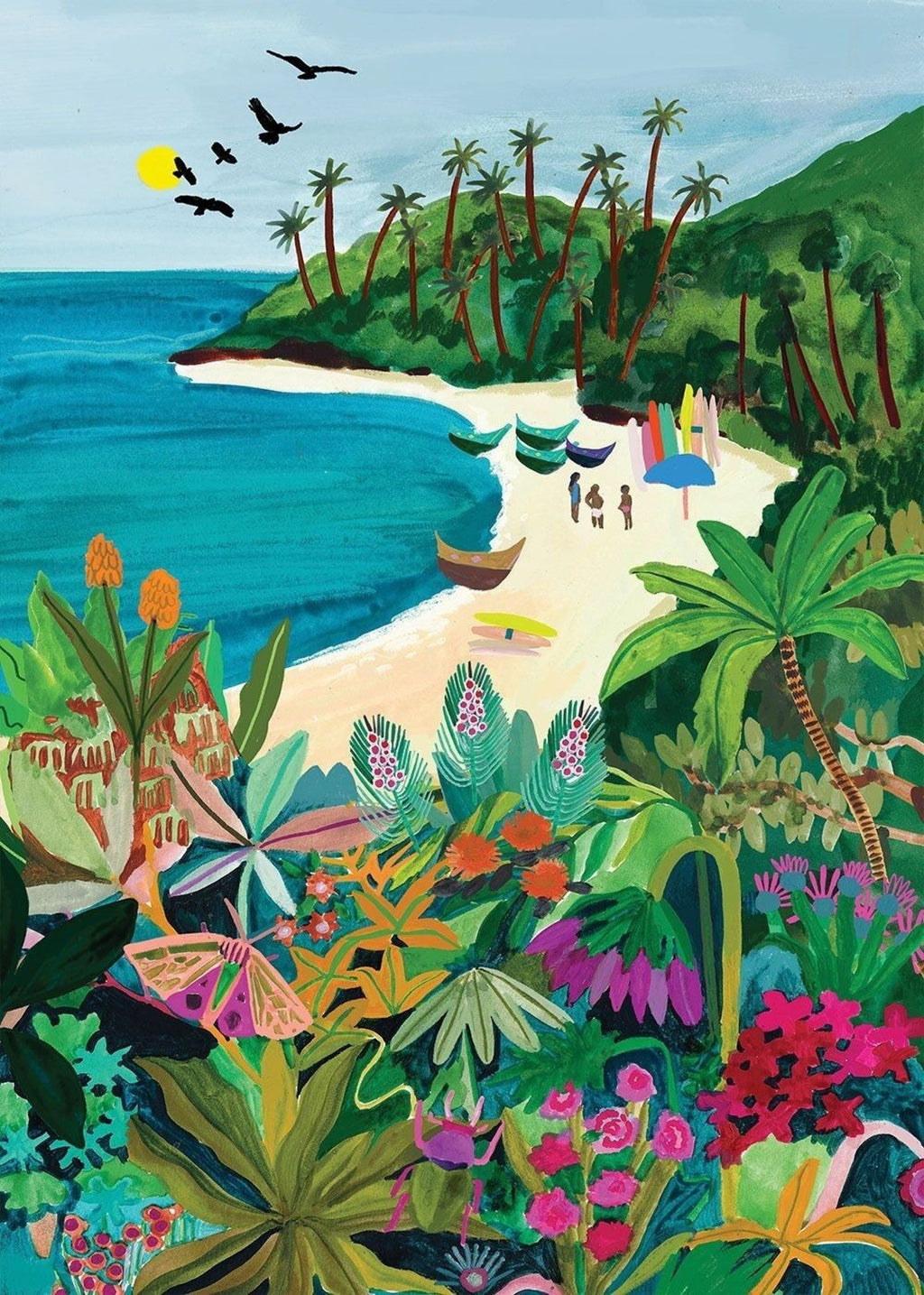 Puzzle déco paysage nature 500 pièces - summer & beach