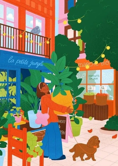 Puzzle adulte 500 pièces - Virée Botanique - Lili Margaret