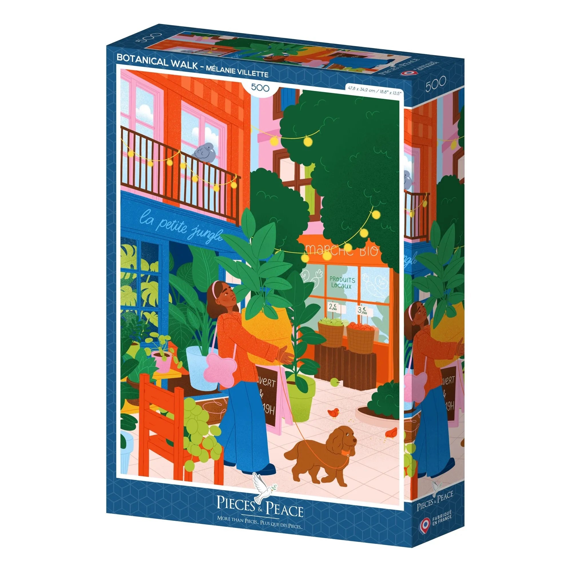 Puzzle adulte 500 pièces - Virée Botanique - Lili Margaret