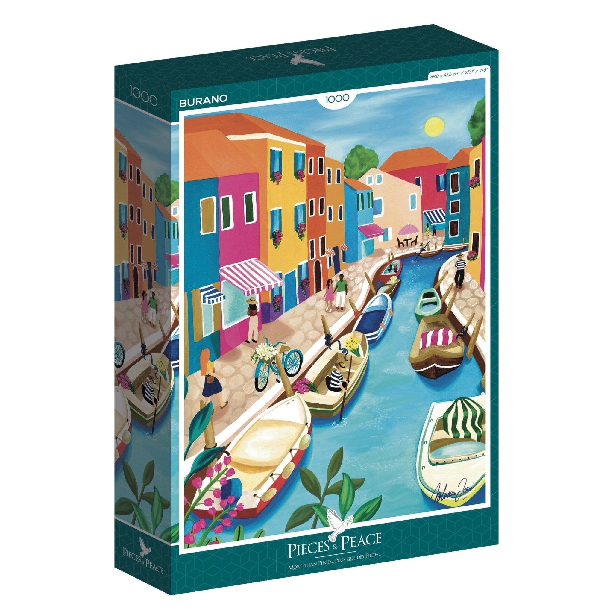 PUZZLE ADULTE VILLE DU MONDE 1000 PIÈCES BURANO | Puzzles Pieces and Peace - Lili Margaret