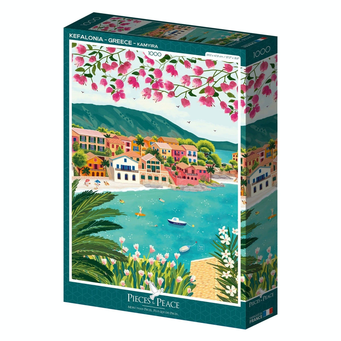 PUZZLE ADULTE VILLE DU MONDE 1000 PIÈCES KEFALONIA GRÈCE | Puzzles Pieces and Peace - Lili Margaret