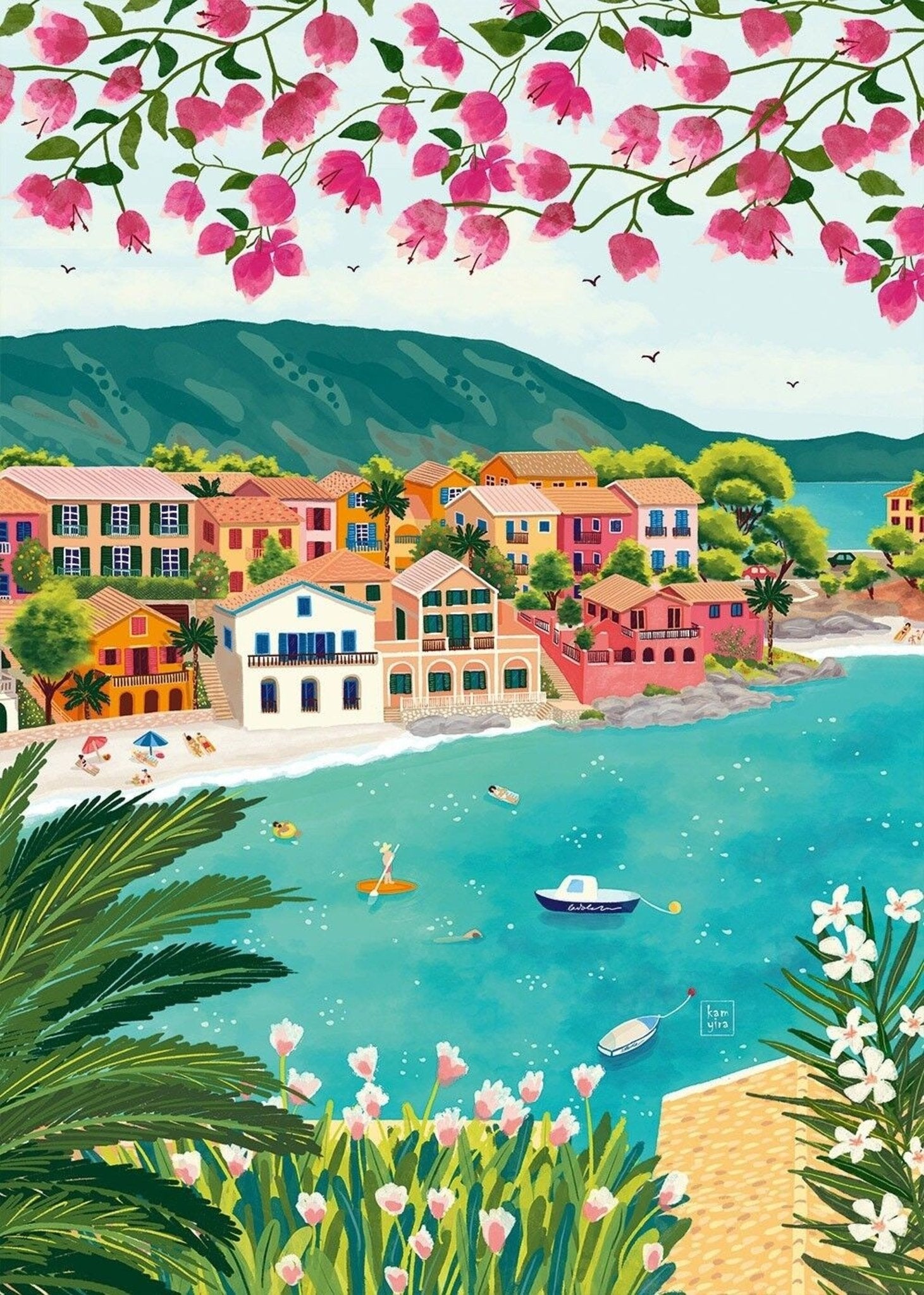 PUZZLE ADULTE VILLE DU MONDE 1000 PIÈCES KEFALONIA GRÈCE | Puzzles Pieces and Peace - Lili Margaret