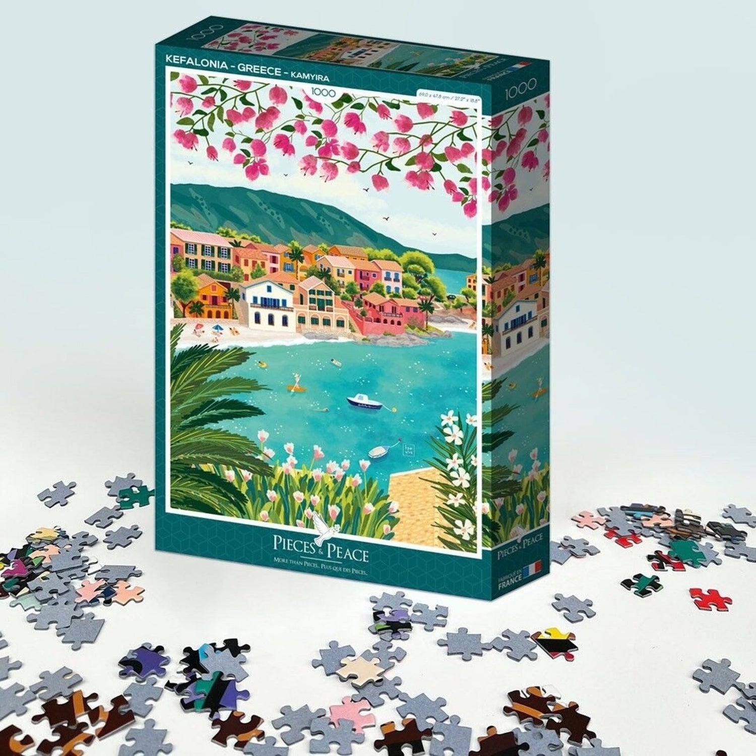 PUZZLE ADULTE VILLE DU MONDE 1000 PIÈCES KEFALONIA GRÈCE | Puzzles Pieces and Peace - Lili Margaret