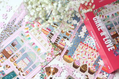 Puzzle Cake &amp; Love 1000 pièces - Piecely - Lili Margaret