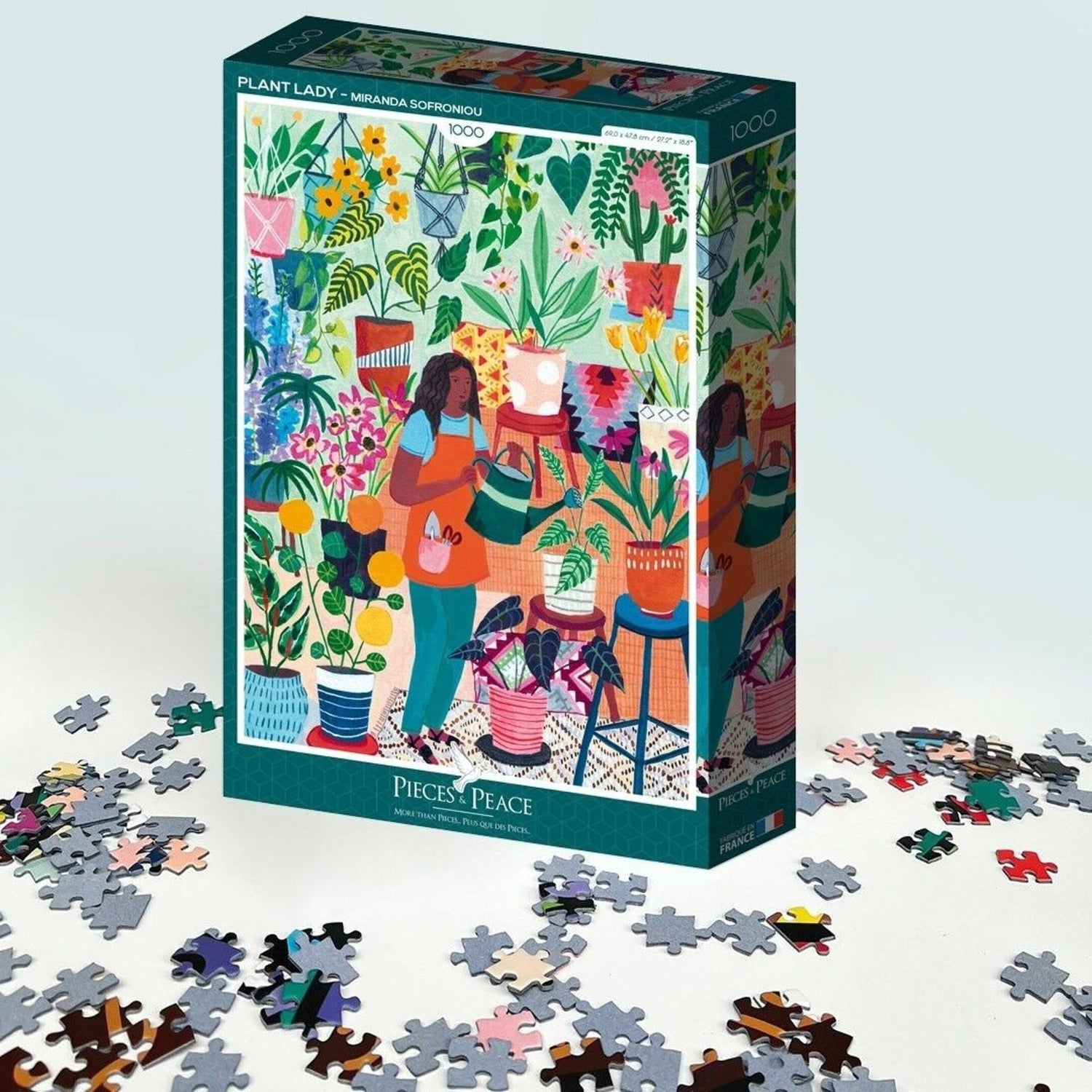 PUZZLE COLORÉ ADULTE 1000 PIÈCES PLANT LADY | Puzzles Pieces and Peace - Lili Margaret