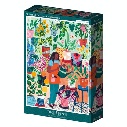 PUZZLE COLORÉ ADULTE 1000 PIÈCES PLANT LADY | Puzzles Pieces and Peace - Lili Margaret