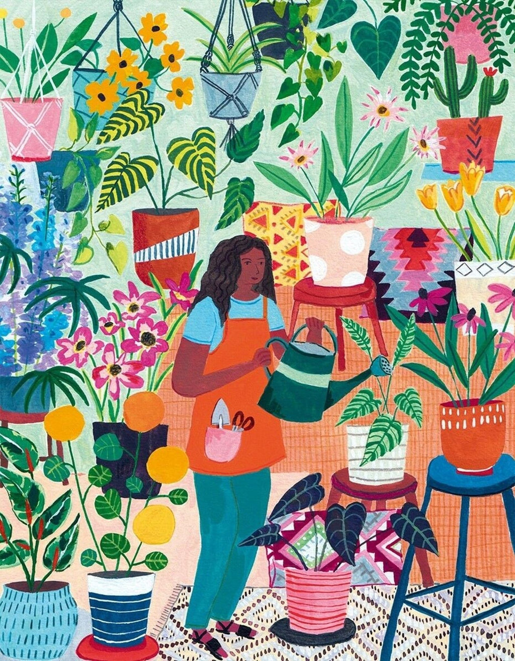 Puzzle zen 1000 pièces – jardin botanique coloré