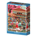 Puzzle déco coloré 1500 pièces - Marché aux fleurs