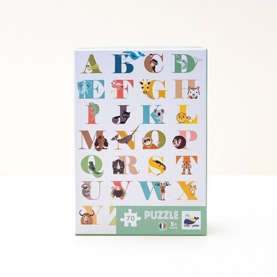 Puzzle enfant abecedaire animaux