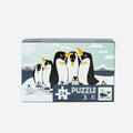 Puzzle enfant famille pingouin - coq en pâte