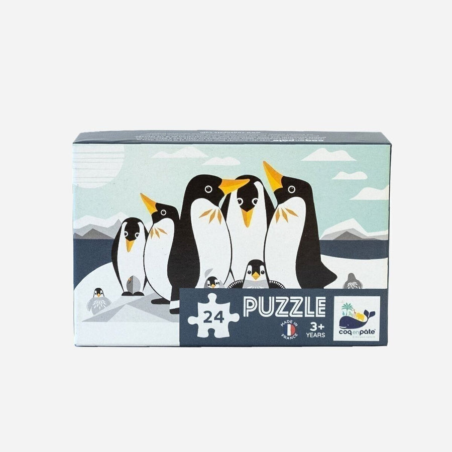 Puzzle enfant famille pingouin