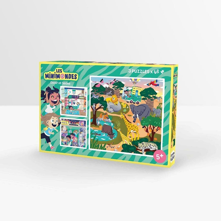 Puzzle enfants autour des voyages