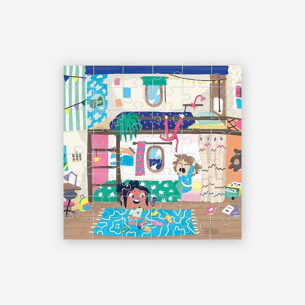 Puzzle enfants autour des voyages - les mini mondes