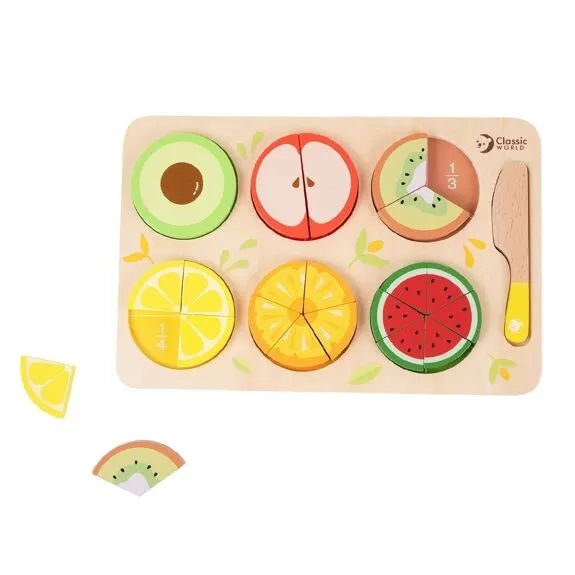 Puzzle en bois enfant fruits - classic world