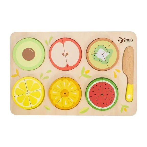 Puzzle en bois enfant fruits - classic world