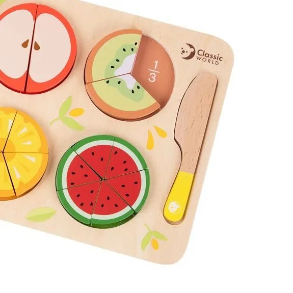 Puzzle en bois enfant fruits - classic world