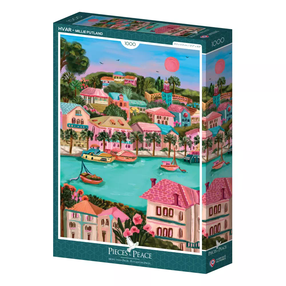 Puzzle Hvar en Croatie - 1000 pièces