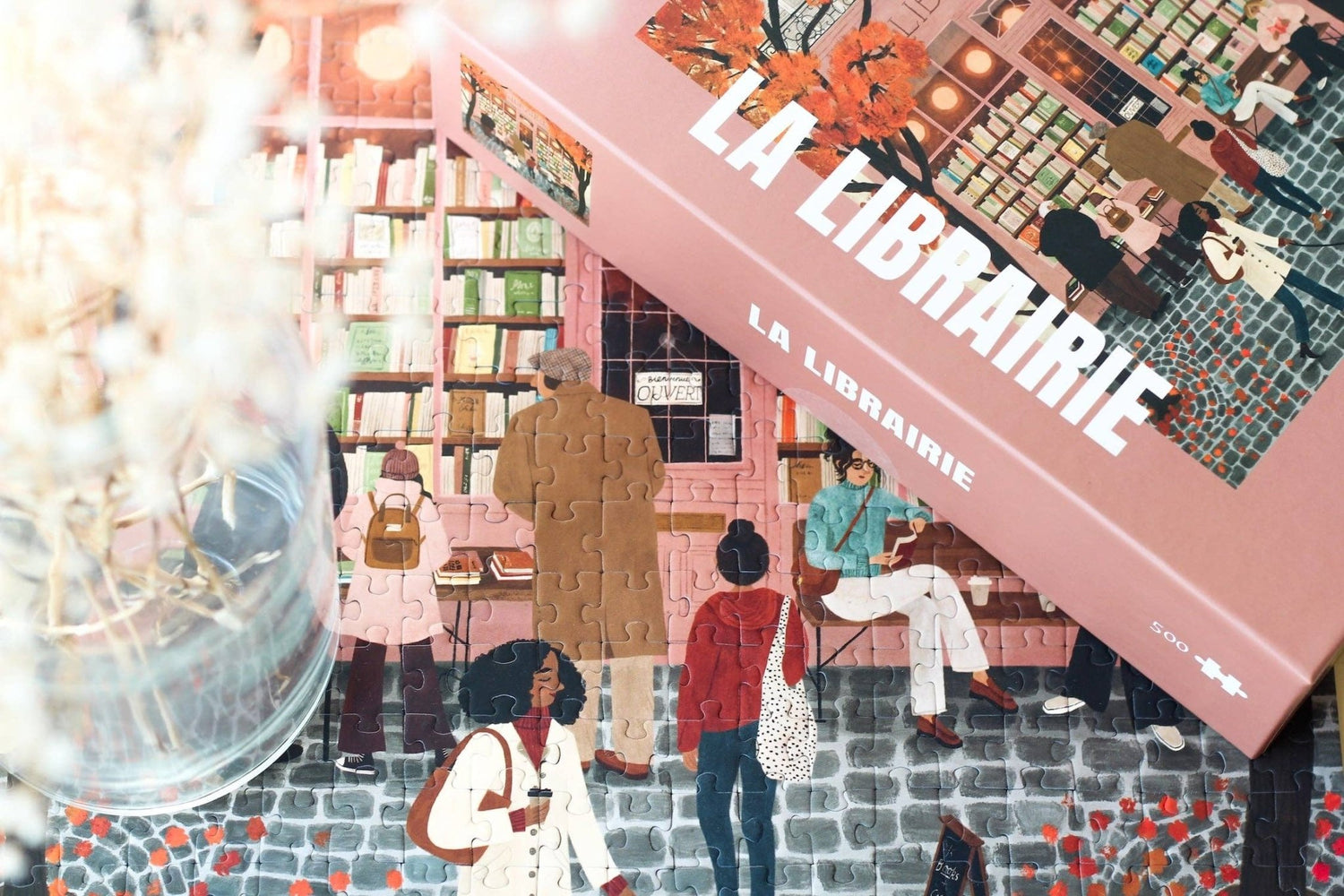 Puzzle La Librairie 500 pièces - Piecely - Lili Margaret
