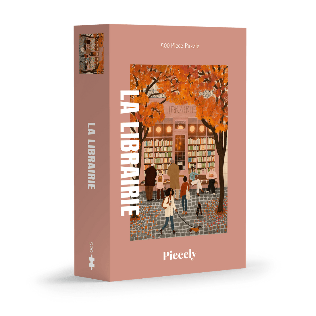 Puzzle La Librairie 500 pièces - Piecely - Lili Margaret