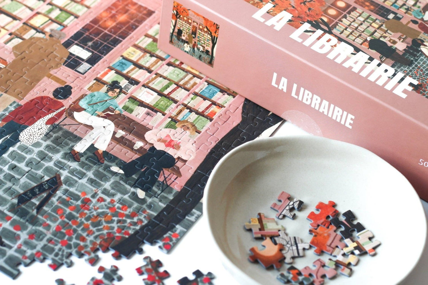 Puzzle La Librairie 500 pièces - Piecely - Lili Margaret