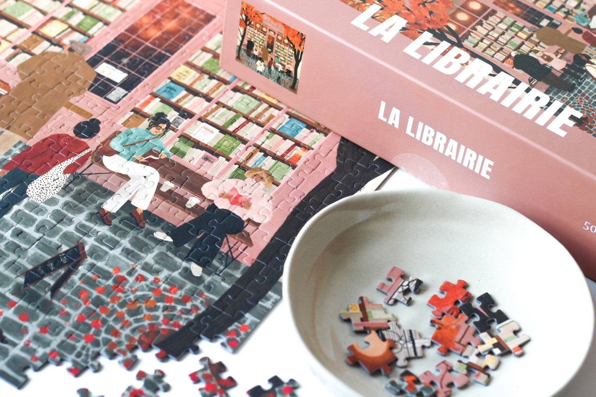 Puzzle La Librairie 500 pièces - Piecely - Lili Margaret