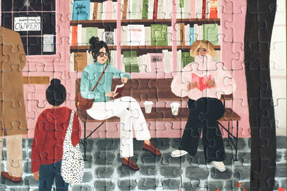 Puzzle La Librairie 500 pièces - Piecely - Lili Margaret