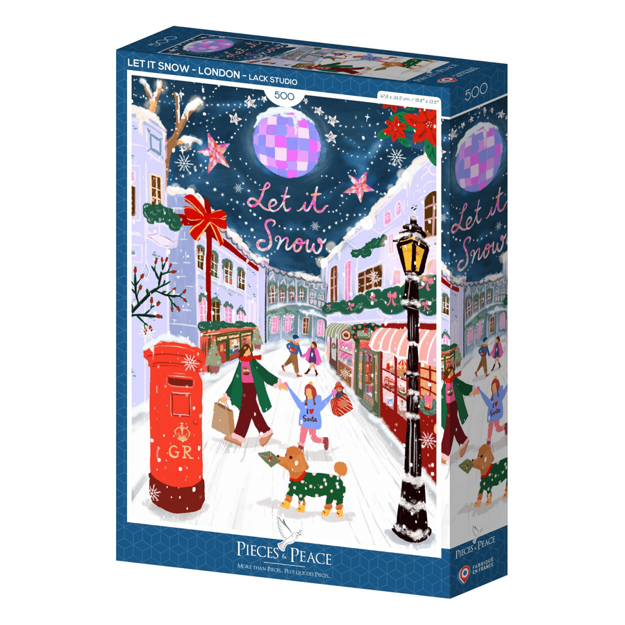 Puzzle Noël adulte 500 pièces - Let it Snow à Londres