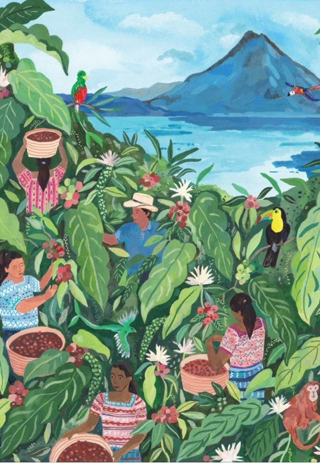 Puzzle déco 1000 pièces pays du monde Guatemala