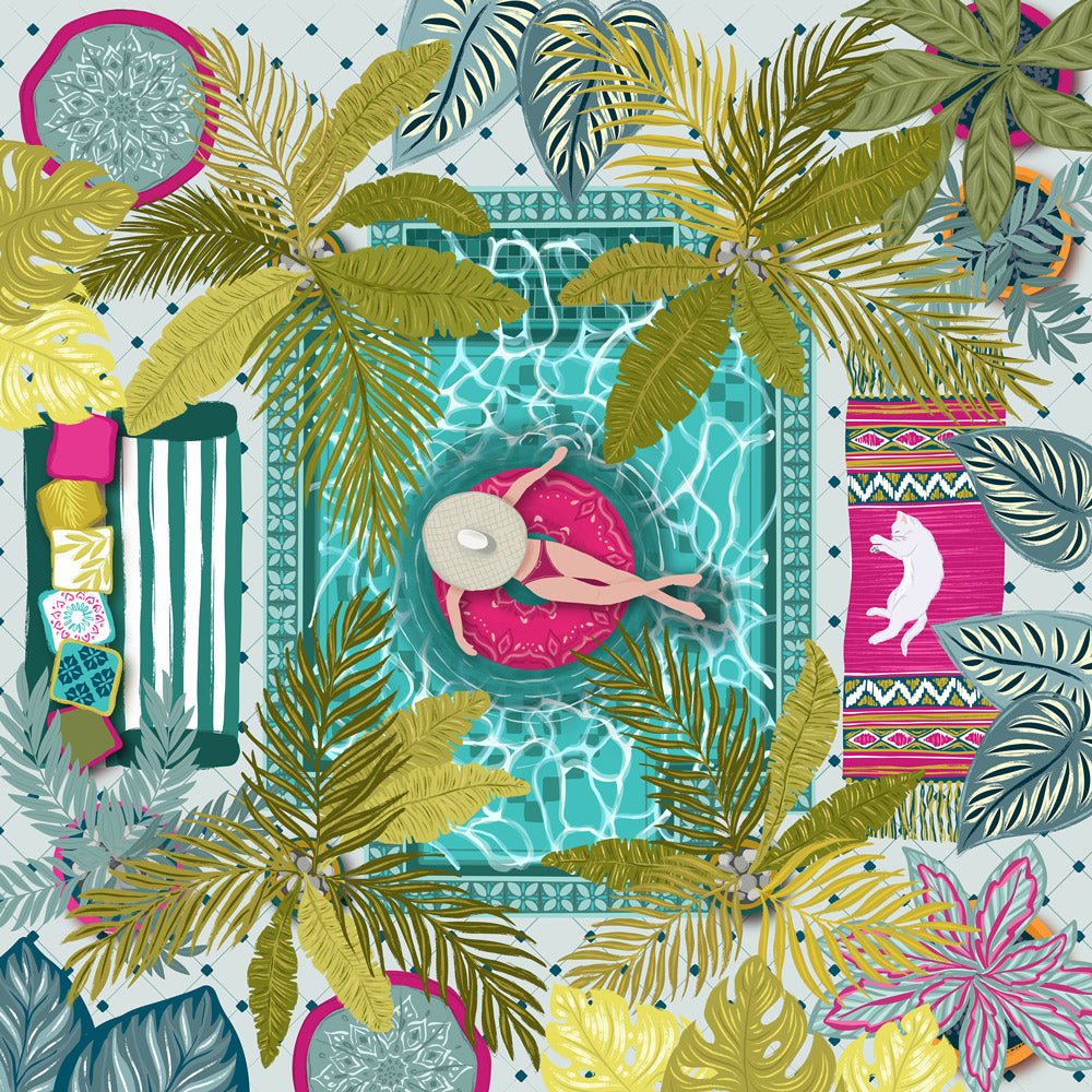 Puzzle piscine d'été