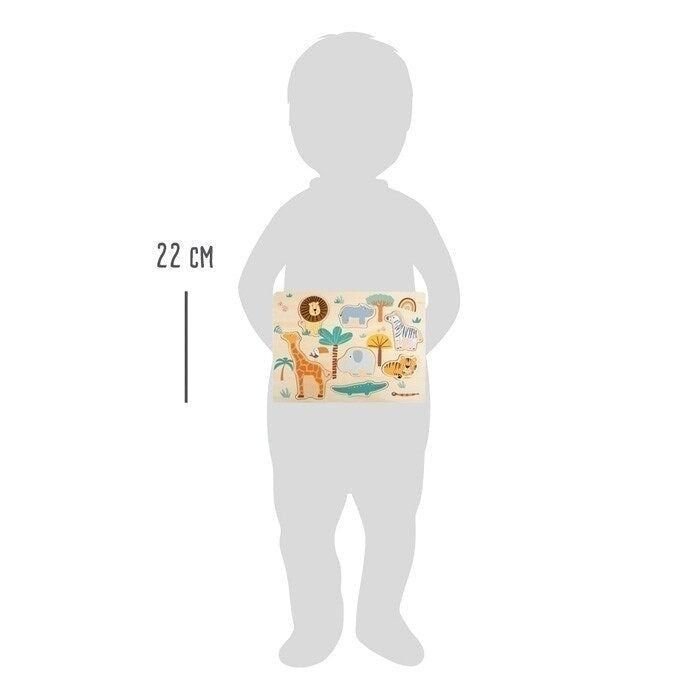 Puzzle en bois enfant safari – jeu éducatif pour enfant | small foot