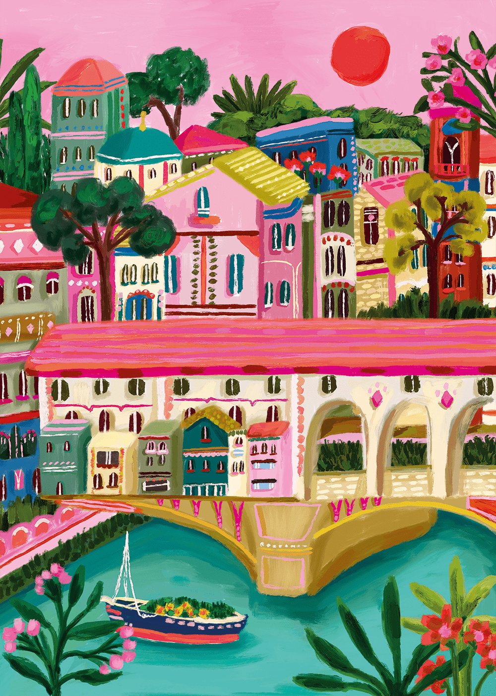 Puzzle italie 1000 pièces coloré – florence