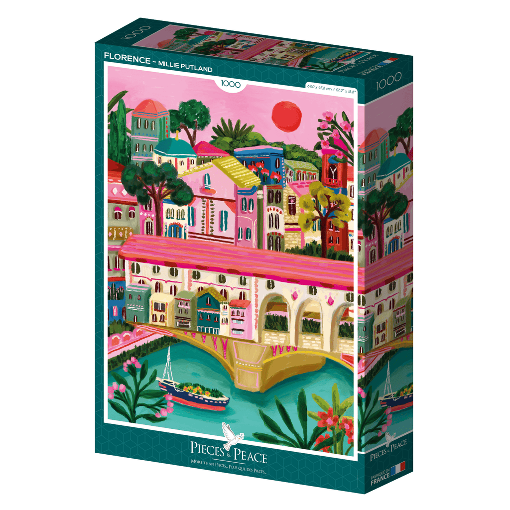Puzzle italie 1000 pièces coloré – florence
