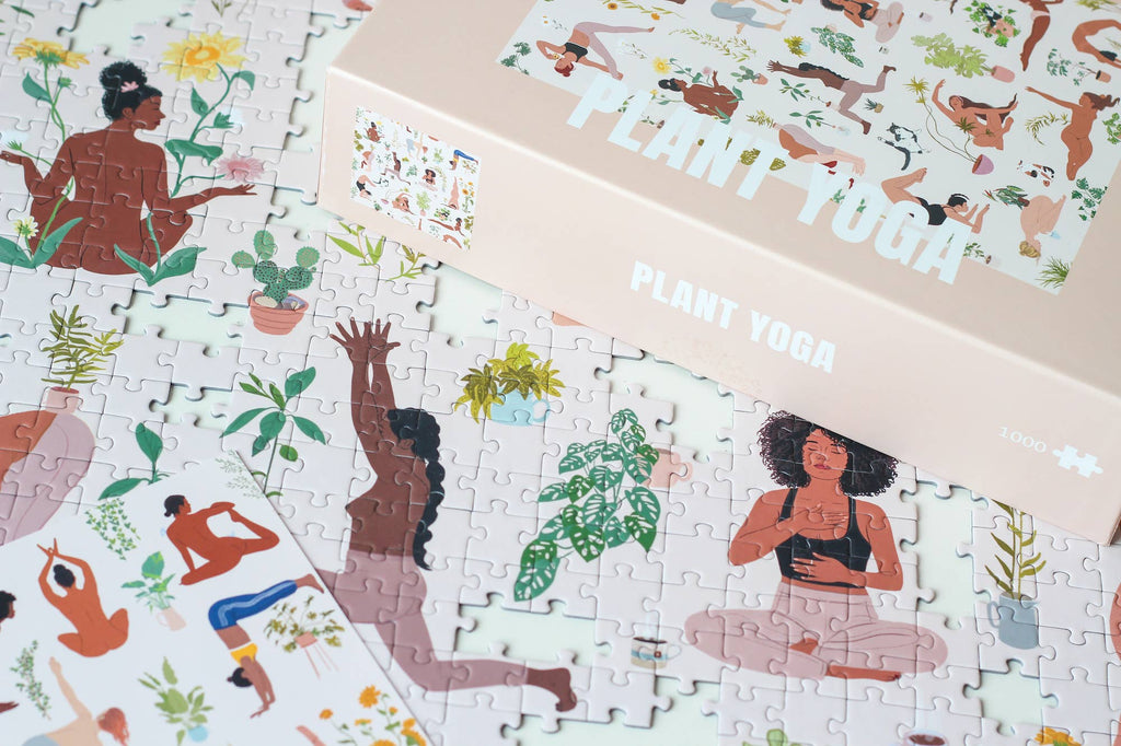 Puzzle zen 1000 pièces Plant Yoga - Piecely