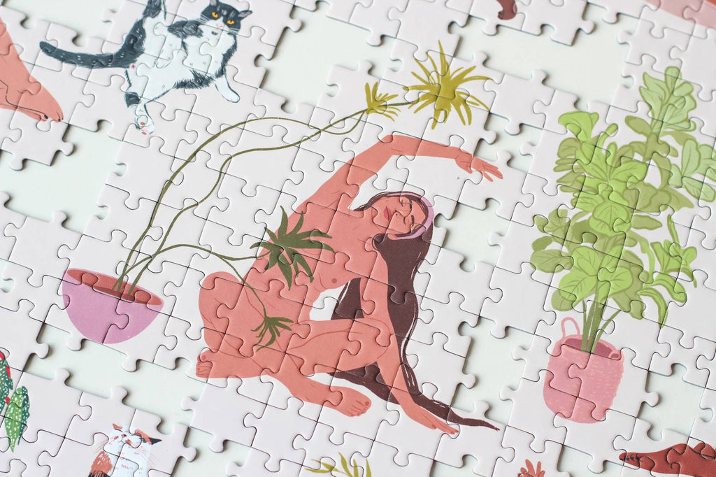 Puzzle zen 1000 pièces Plant Yoga - Piecely