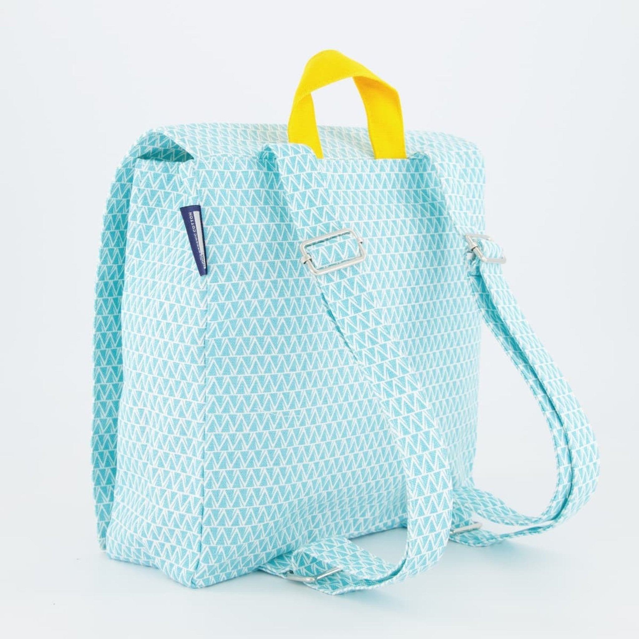 SAC À DOS CARTABLE EN COTON BIOLOGIQUE OURS POLAIRE - Coq en pâte - Lili Margaret