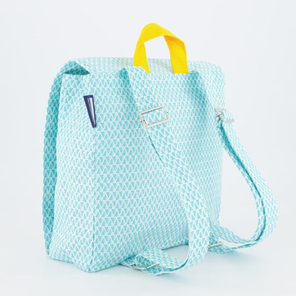 SAC À DOS CARTABLE EN COTON BIOLOGIQUE OURS POLAIRE - Coq en pâte - Lili Margaret