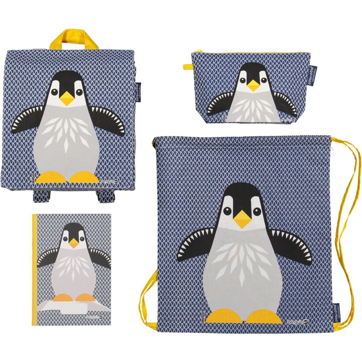 SAC À DOS ENFANT / CARTABLE MATERNELLE PINGOUIN - Coq en pâte - Lili Margaret