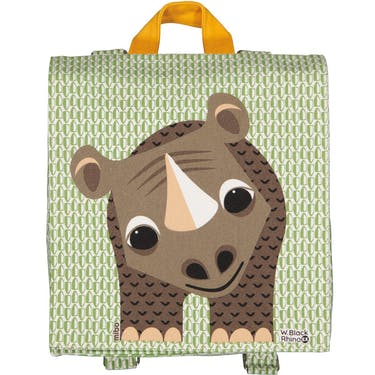 Sac à dos enfant / cartable maternelle rhinocéros - coq en pâte