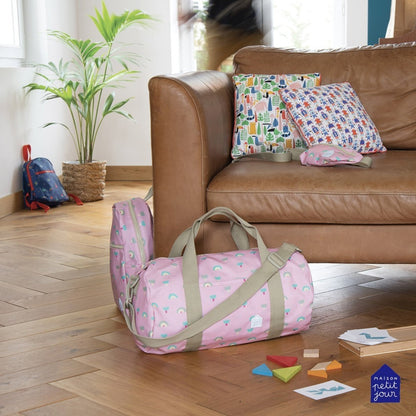 SAC À DOS ENFANT MINI COURSIER ARC - EN - CIEL EN COTON - Petit Jour - Lili Margaret