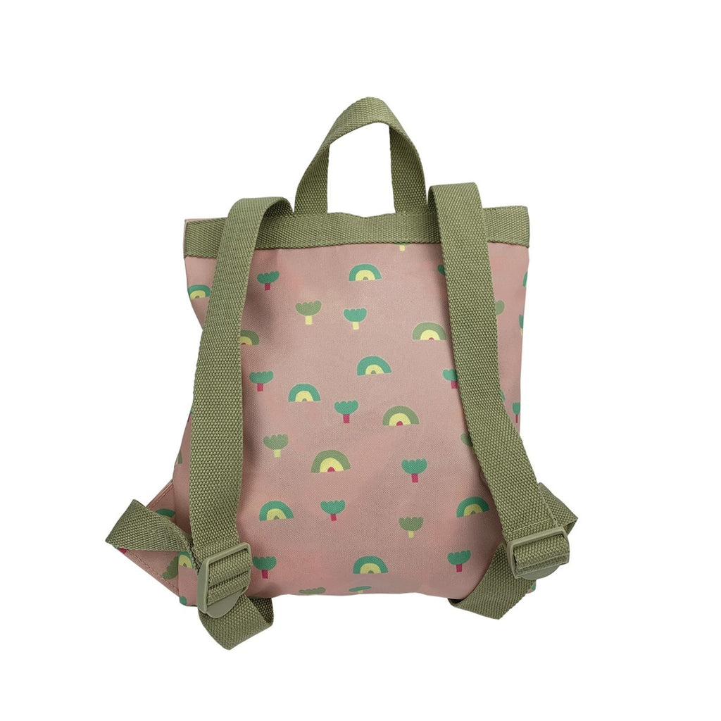 Sac à dos enfant mini coursier arc - en - ciel en coton - petit jour