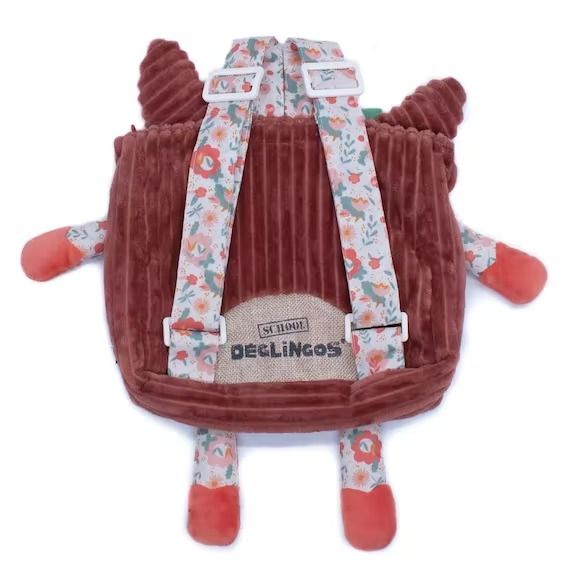 Sac à dos enfant velours melimelos la biche - les déglingos