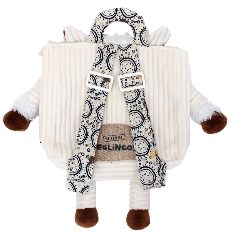 Sac à dos enfant velours muchachos le lama - les déglingos