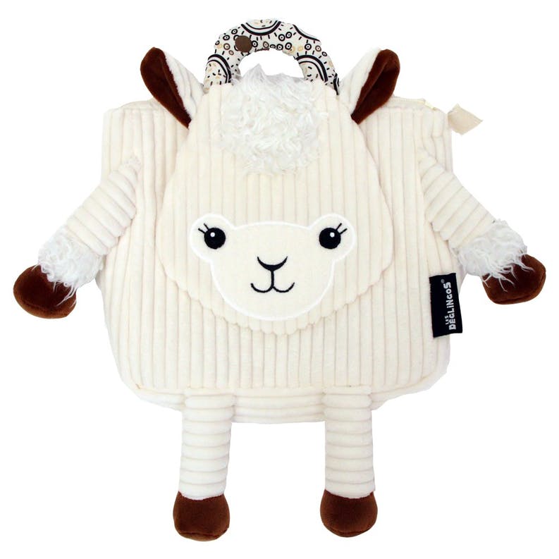 Sac à dos enfant velours muchachos le lama - les déglingos