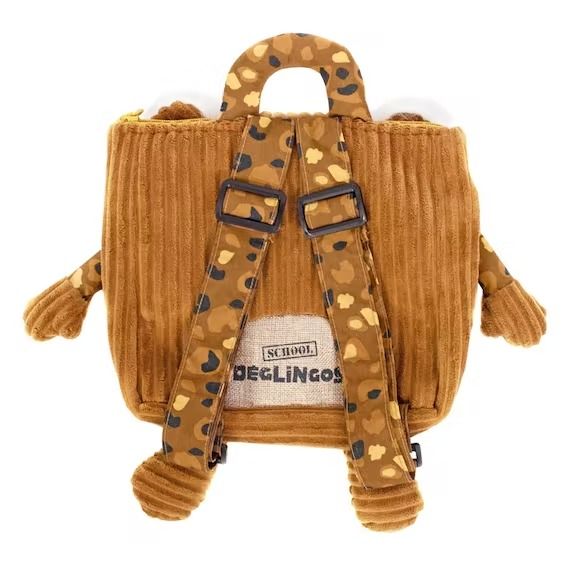 Sac à dos enfant velours speculos le tigre - les déglingos