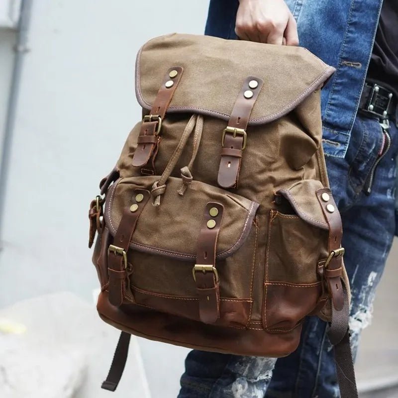 Sac à dos vintage militaire "le béring" - bagaran