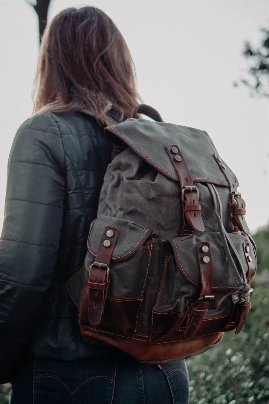 Sac à dos vintage militaire "le béring" - bagaran