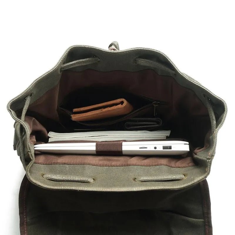 Sac à dos vintage militaire "le béring" - bagaran